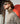 Pull court col roulé jacquard - Marron Camel