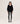Pull oversize col V en cachemire - Noir