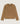 Round neck cashmere sweater - Camel Brown