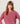 Pull large rayé en cachemire - Orange Corail