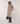 Pull à capuche à côtes - Marron Moka