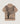 Pull col montant jacquard - Marron Moka