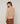 Pull col montant ajouré en coton et laine - Beige Ficelle