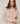 Pull chaussette col polo - Beige