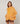 Pull oversize à capuche chiné - Jaune