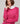 Pull col rond en laine mérinos - Rose Tonique