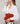 Sac bourse Charly en cuir d'agneau - Orange Corail