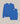 Twin set col rond en soie - Bleu Cobalt