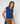 Round-neck wool twin-set - Bleu Saphir